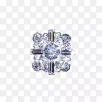 贝盖特戒指蓝宝石体穿孔珠宝银-简单珠宝