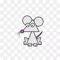 电脑鼠标鼠ICO图标-几何鼠标创意