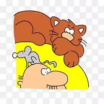 猫须狗老鼠的例子-太懒了，抓不上老鼠的猫