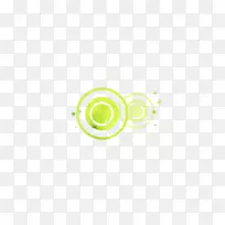 绿色圆图案圆