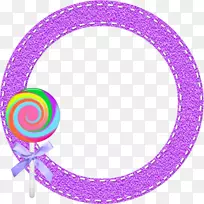 圆形摄影.紫色圆圈边框