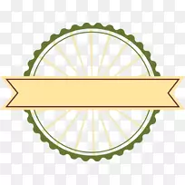 徽标橡胶邮票图案设计邮票黄色圆圈标签