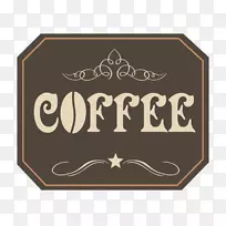 咖啡豆茶叶咖啡厅模板-英国咖啡标签载体