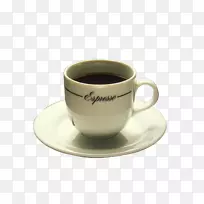 咖啡浓缩咖啡卡布奇诺咖啡厅咖啡杯
