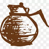 土耳其咖啡茶馆插图-咖啡壶