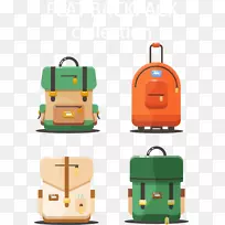 旅行袋背包旅行-四袋