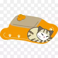 Kotatsu猫雪图-睡眠猫