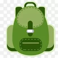 旅游背包-绿包