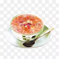 LABA粥汤吃食物碗-莲子米粥