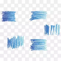 绘制蓝色-蓝色铅笔绘图效果