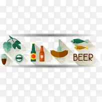 啤酒网横幅插图-创意啤酒横幅
