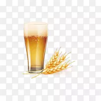 小麦啤酒白酒-黄啤酒图标