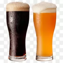 印度啤酒淡啤酒-两杯啤酒