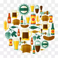 啤酒酒精饮料插图.啤酒载体材料