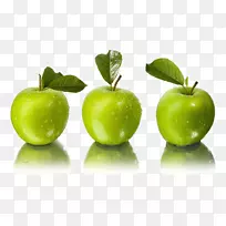 苹果果品展示分辨率剪辑艺术-绿色苹果