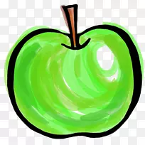 苹果剪贴画绿苹果
