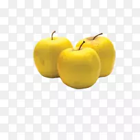 苹果黄下载-三个黄色苹果