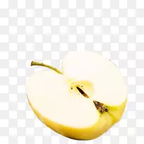 静物摄影苹果味半个苹果