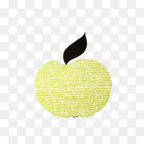 黄色图案-金苹果