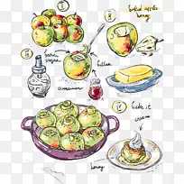水果苹果蛋糕煎饼配方制作苹果蛋糕