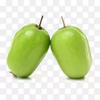 苹果曼扎纳果肉硬猕猴桃食品-绿色苹果绿