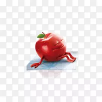 剩菜蔬菜冰箱-红苹果
