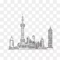 东方明珠塔上海东方明珠电视塔2010年世博会外滩金茂塔馆