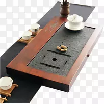 茶咖啡桌盘-红石木茶盘