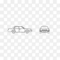 紧凑型轿车车门汽车设计汽车线图