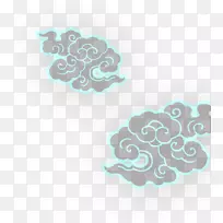 云彩剪贴画-浮云