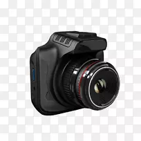 数码单反车1080 p高清电视摄像机黑色单反相机实物产品