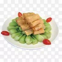 菜、素食菜、亚洲菜、豆腐皮菜、香波蔬菜