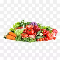 食用肉片黄瓜-桌上放满了水果和蔬菜。