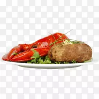 素食料理，龙虾食品，土豆，蔬菜-水果和蔬菜菜肴