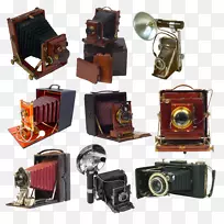 摄影胶卷摄影-实物，照相机，旧式，复古