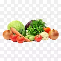 素食、有机食品、蔬菜饮食-多种蔬菜