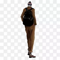 插图-秋冬相貌英俊的男子