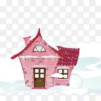 免费插图-冬季雪暴风雪