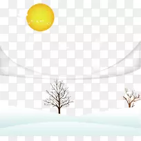 文本天空-雪冬季