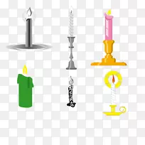 蜡烛剪贴画-创意蜡烛收藏