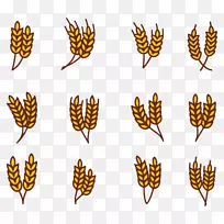 小麦剪贴画-米棒图