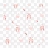 兔剪贴画-兔子背景