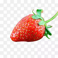 冰淇淋草莓汁草莓派草莓奶油蛋糕-3D卡通草莓水果