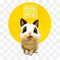 月饼中秋节快乐变月兔中秋节节目