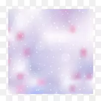 天空花瓣电脑图案-紫色雪点背景