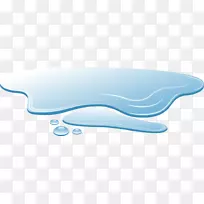 水滴光栅图形.蓝色水渍效果