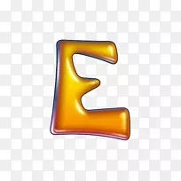 字母滴字母数字-水滴字母e