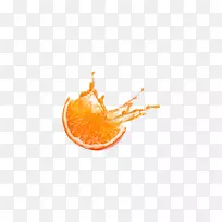 橙汁水果-美丽精致的果汁橙子