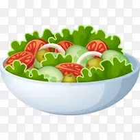 素菜沙拉食物图标-美丽的新鲜蔬菜