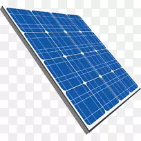 太阳能电池板太阳能光伏系统可再生能源装饰表